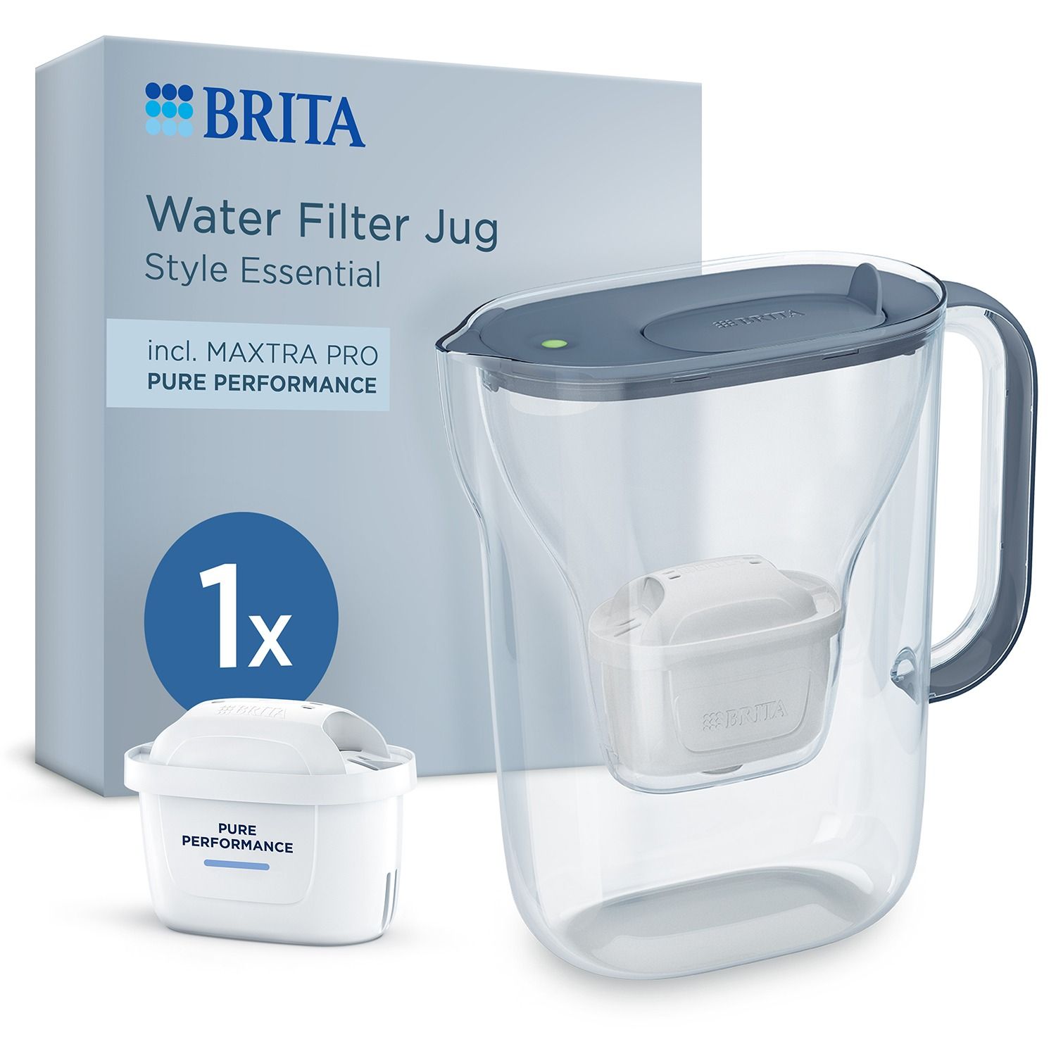 BRITA STYLE Essential, vrč za filtriranje vode 2,4 L